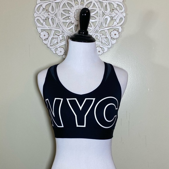 New Balance Other - New Balance NYC New York City Black Mesh Unlined Sports Bra